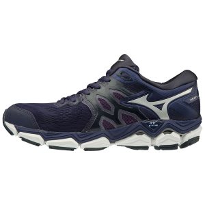 Mizuno Wave Horizon 3 Παπουτσια Για Τρεξιμο Γυναικεια - Μπλε